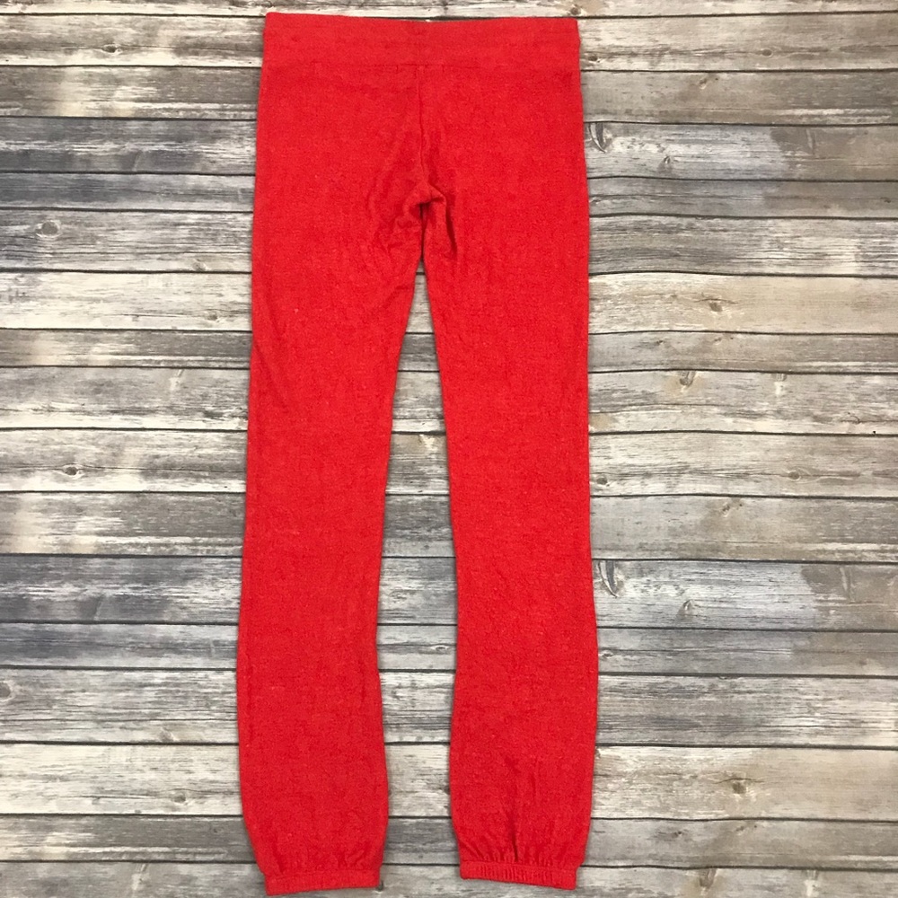 New Wildfox Basic Jogger Sweatpants in Red - Picture 5 of 6